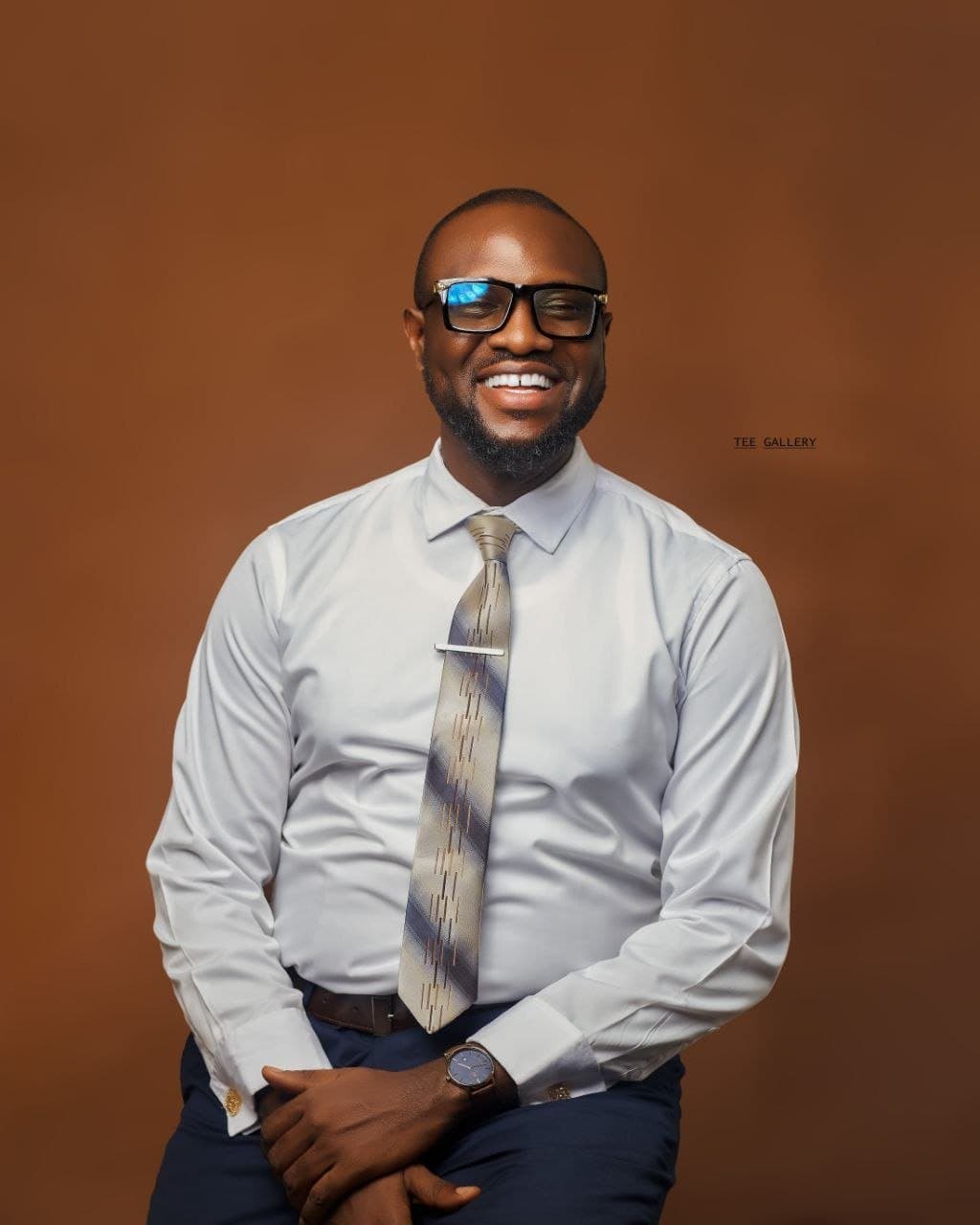 Reverend Benjamin A. Maji smiling
